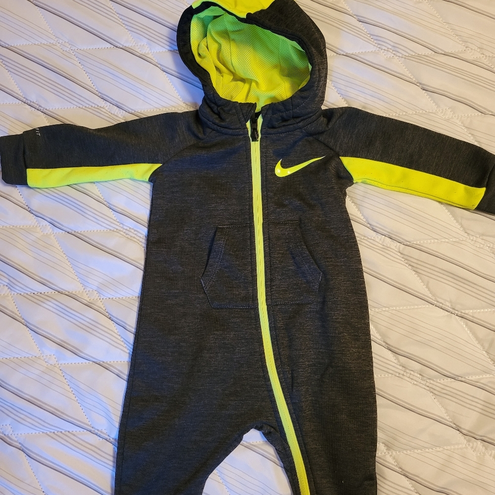 Nike hooded coverall baby boy